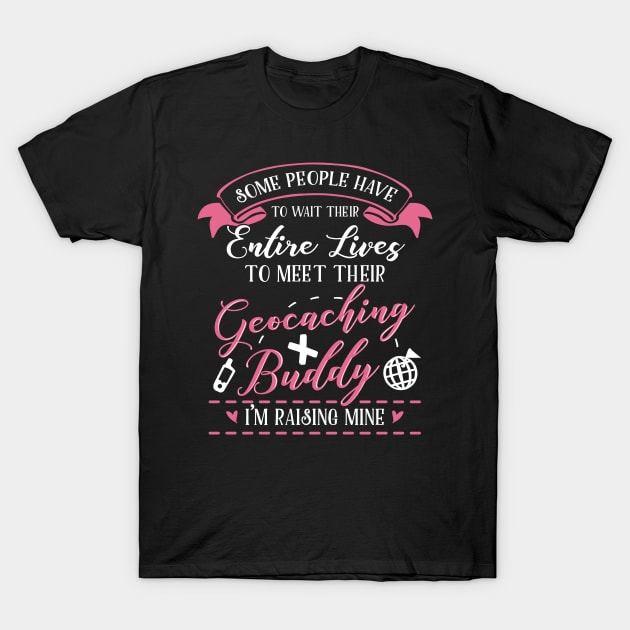 Geocaching Mom and Baby Matching T-shirts Gift T-Shirt by KsuAnn